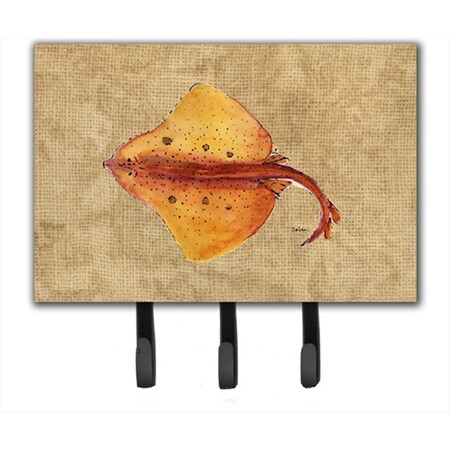 Carolines Treasures 6 x 9 in. Blonde Ray Stingray Leash or Key Holder 8815TH68